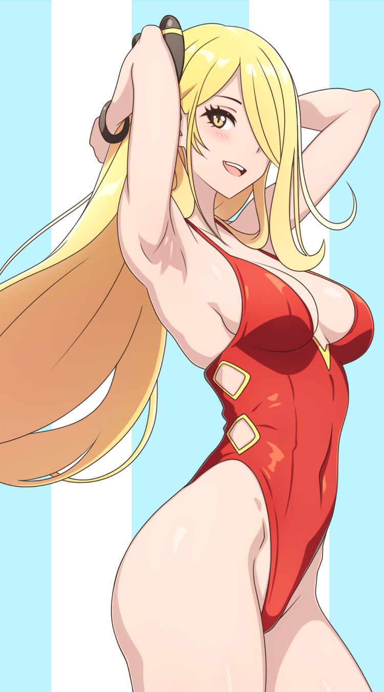 Cynthia (Pokemon) Rule 34 Image