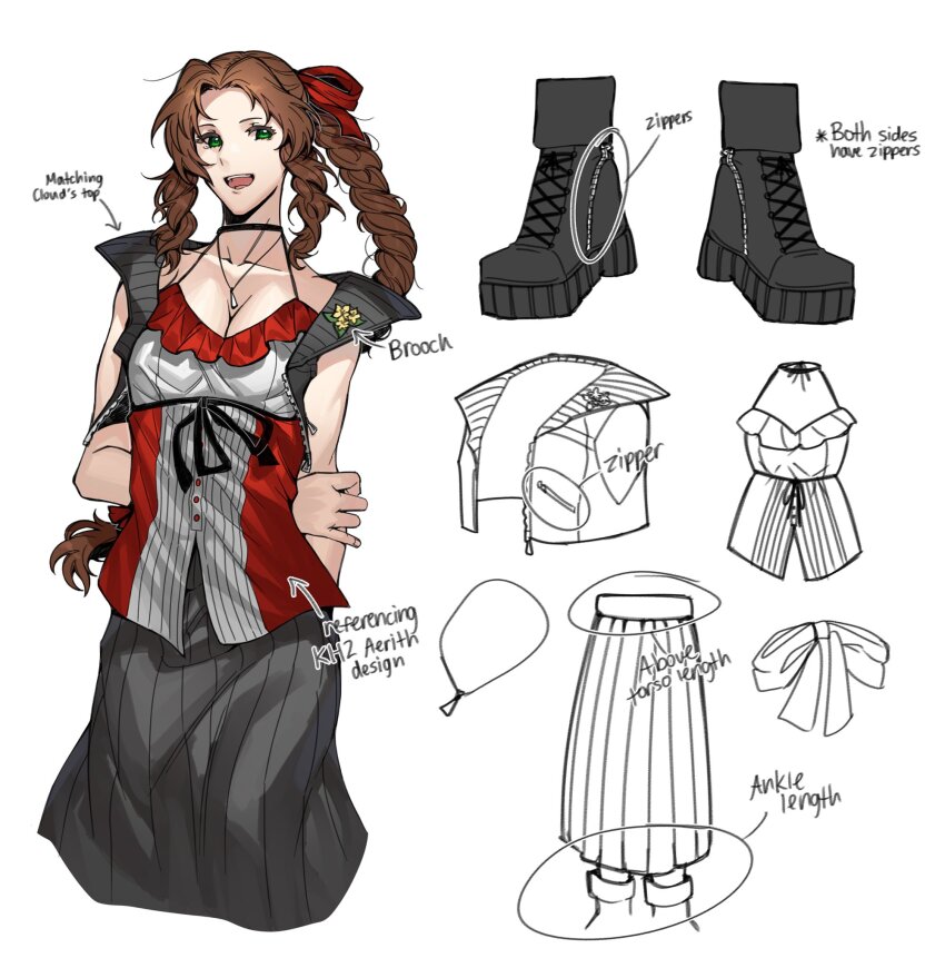 Aerith Gainsborough (Final Fantasy) Rule 34 Image