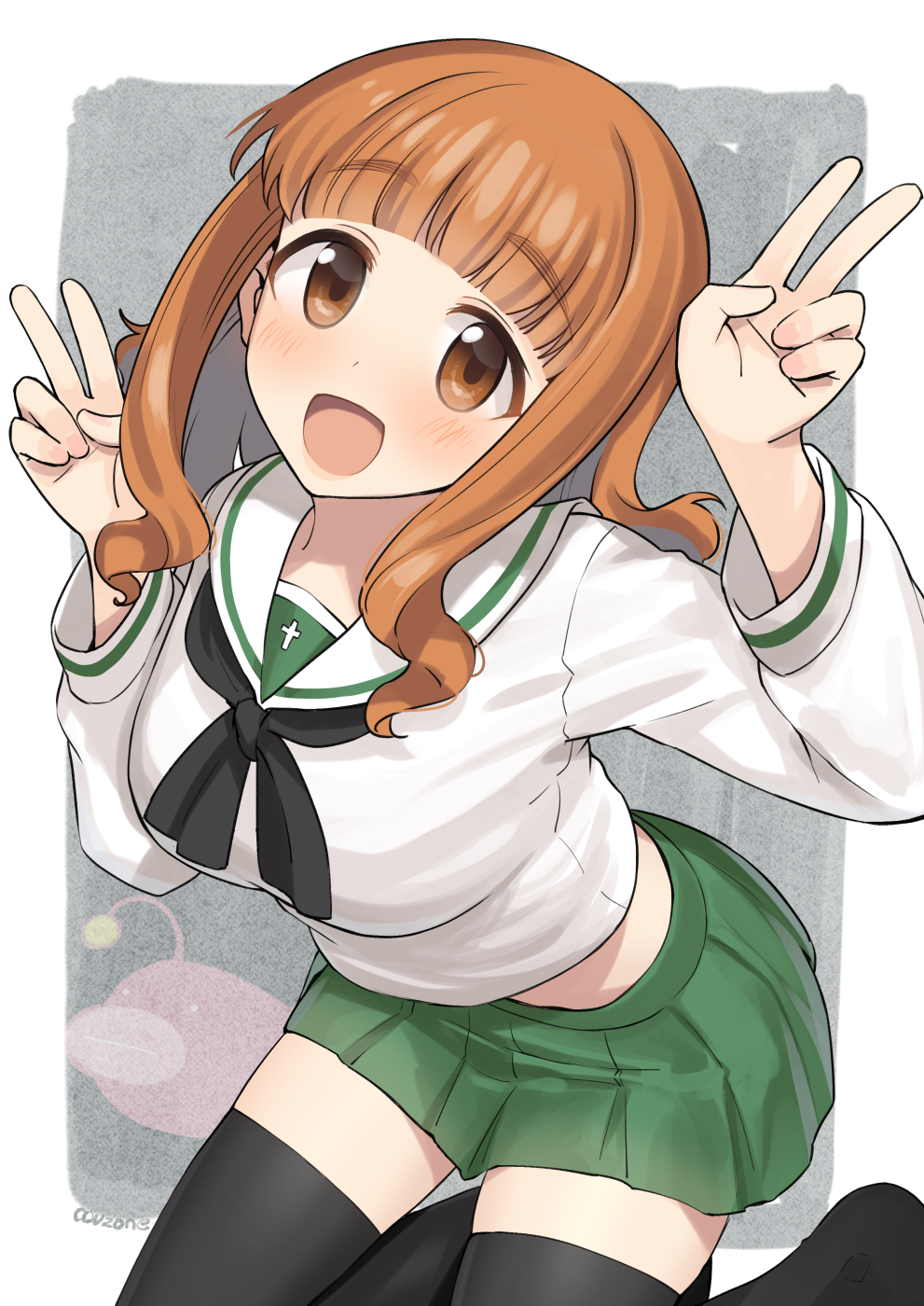 Takebe Saori (Girls Und Panzer) Rule 34 Image