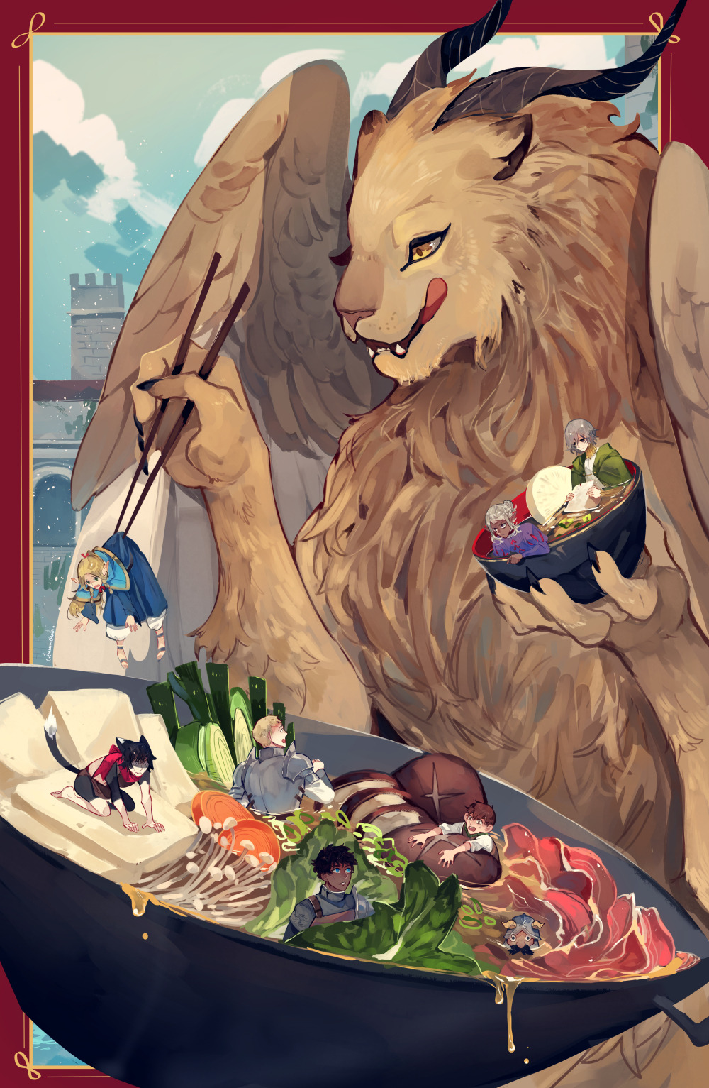 Chilchuck Tims (Dungeon Meshi) Rule 34 Image