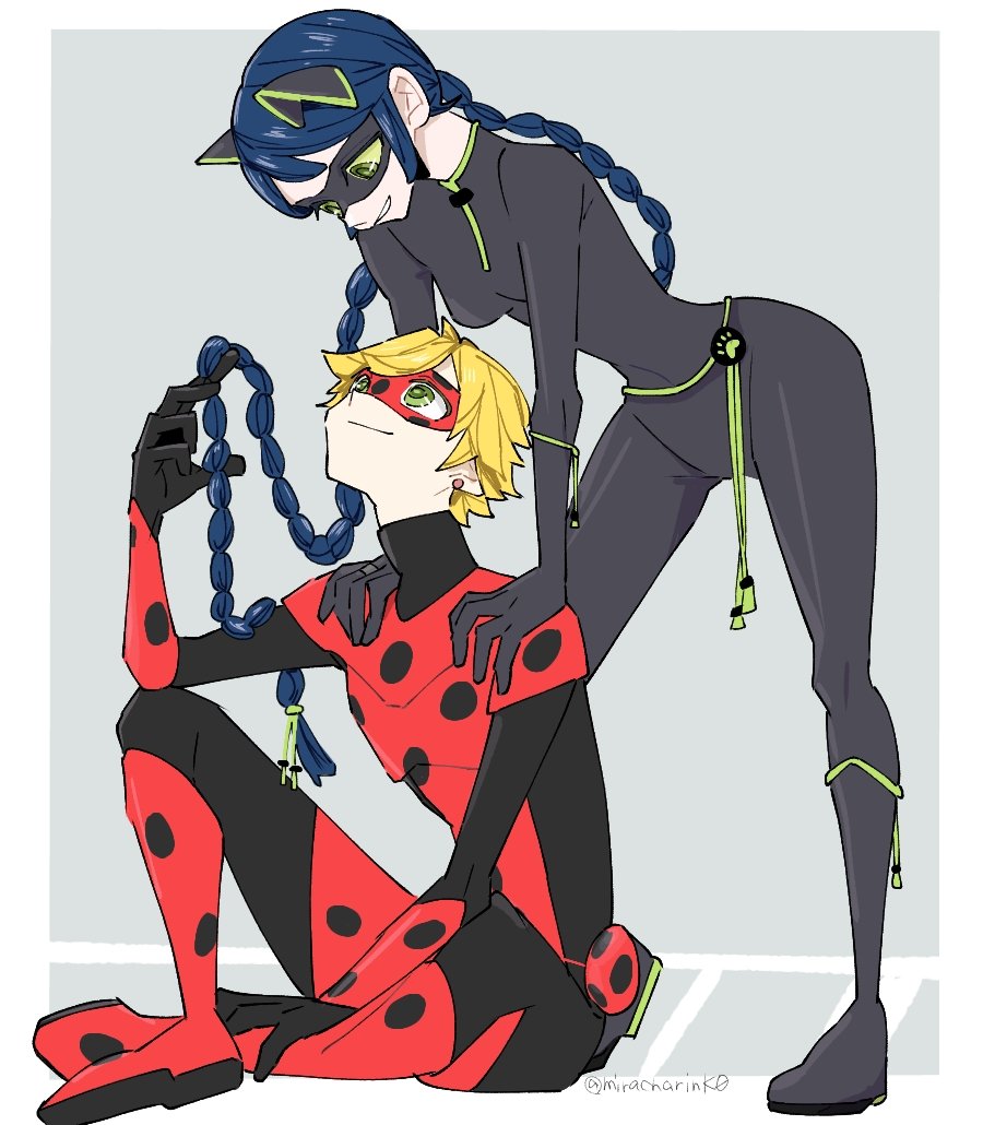 Adrien Agreste (Lady Noir) Rule 34 Image
