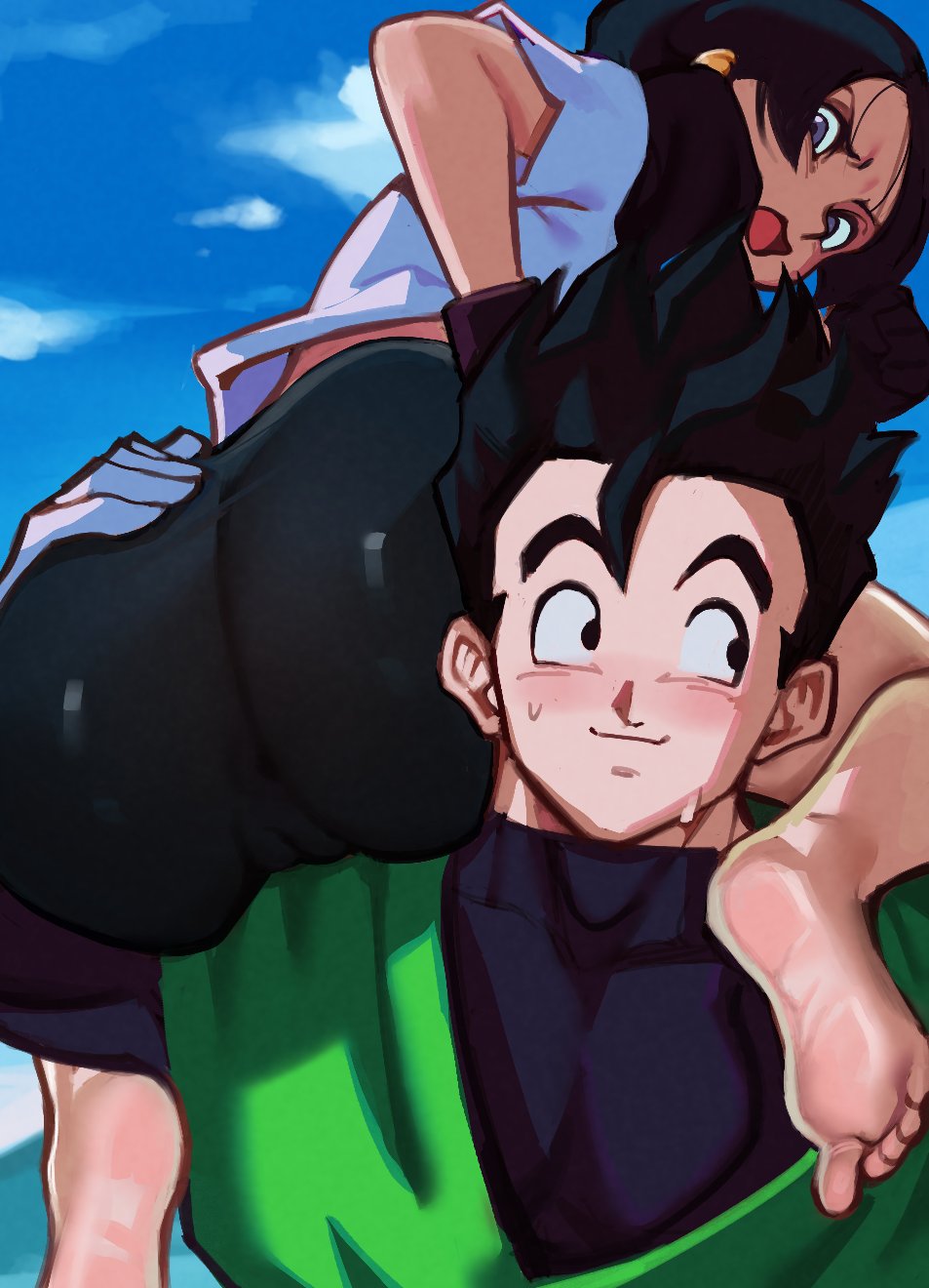 Son Gohan (Dragon Ball) Rule 34 Image