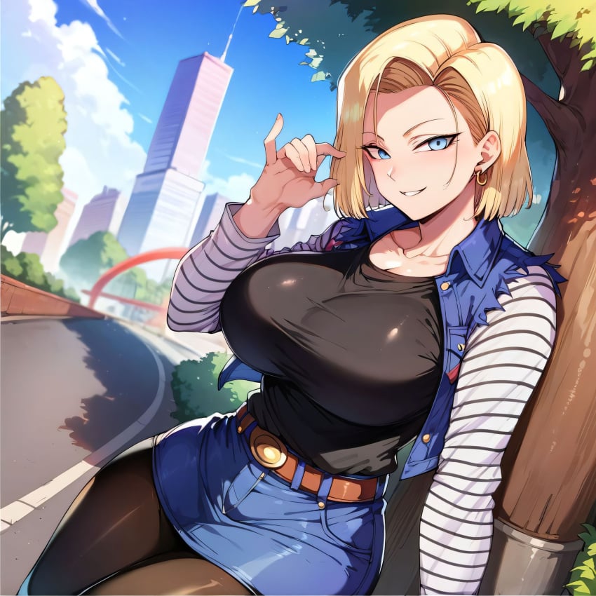 Android 18 (Dragon Ball) Rule 34 Image