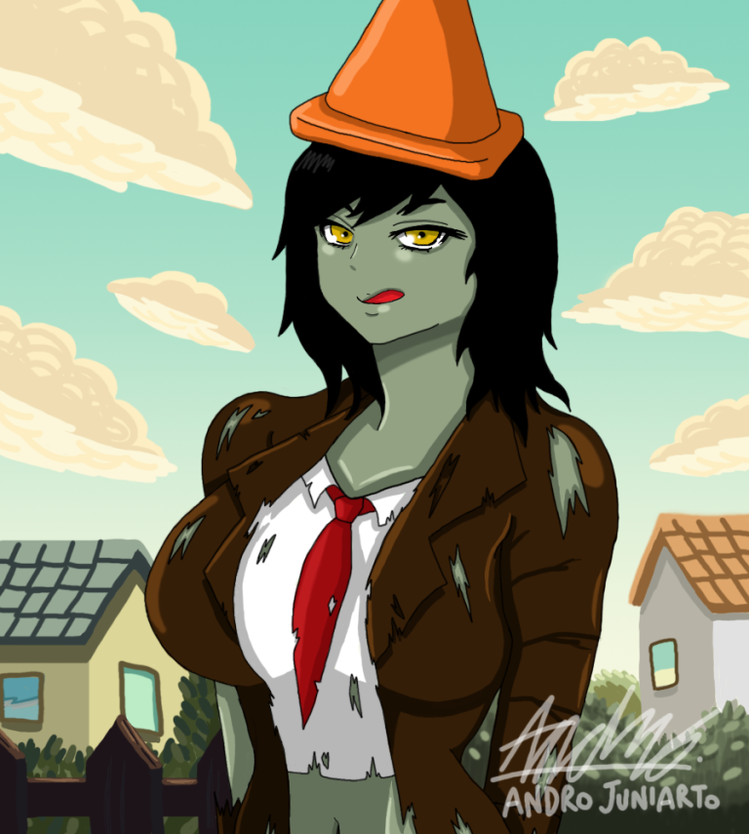Conehead Zombie (Pvz) Rule 34 Image