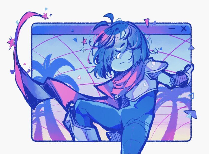 Kris (Deltarune) Rule 34 Image