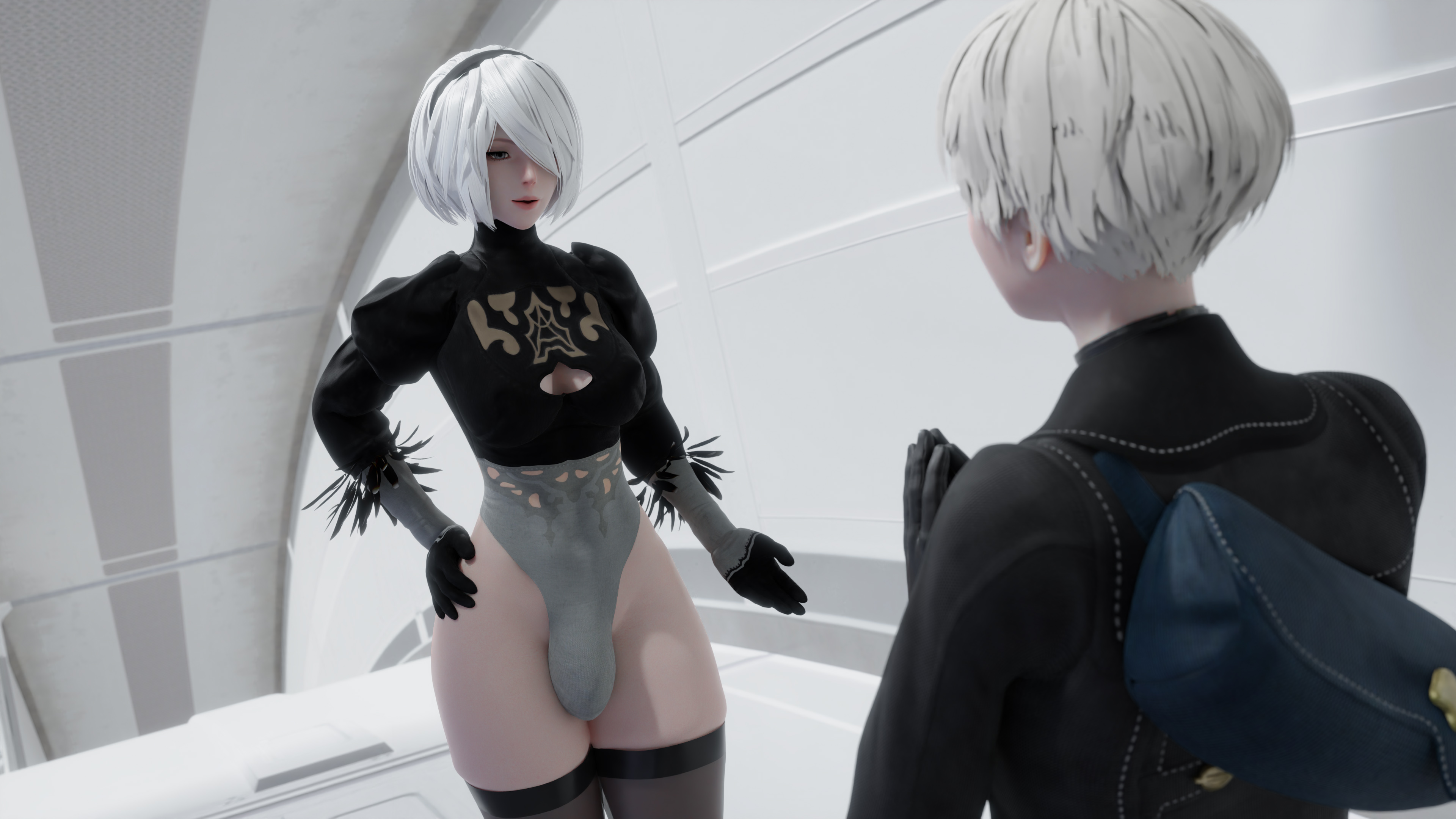 Yorha 2b (Nier) Rule 34 Image
