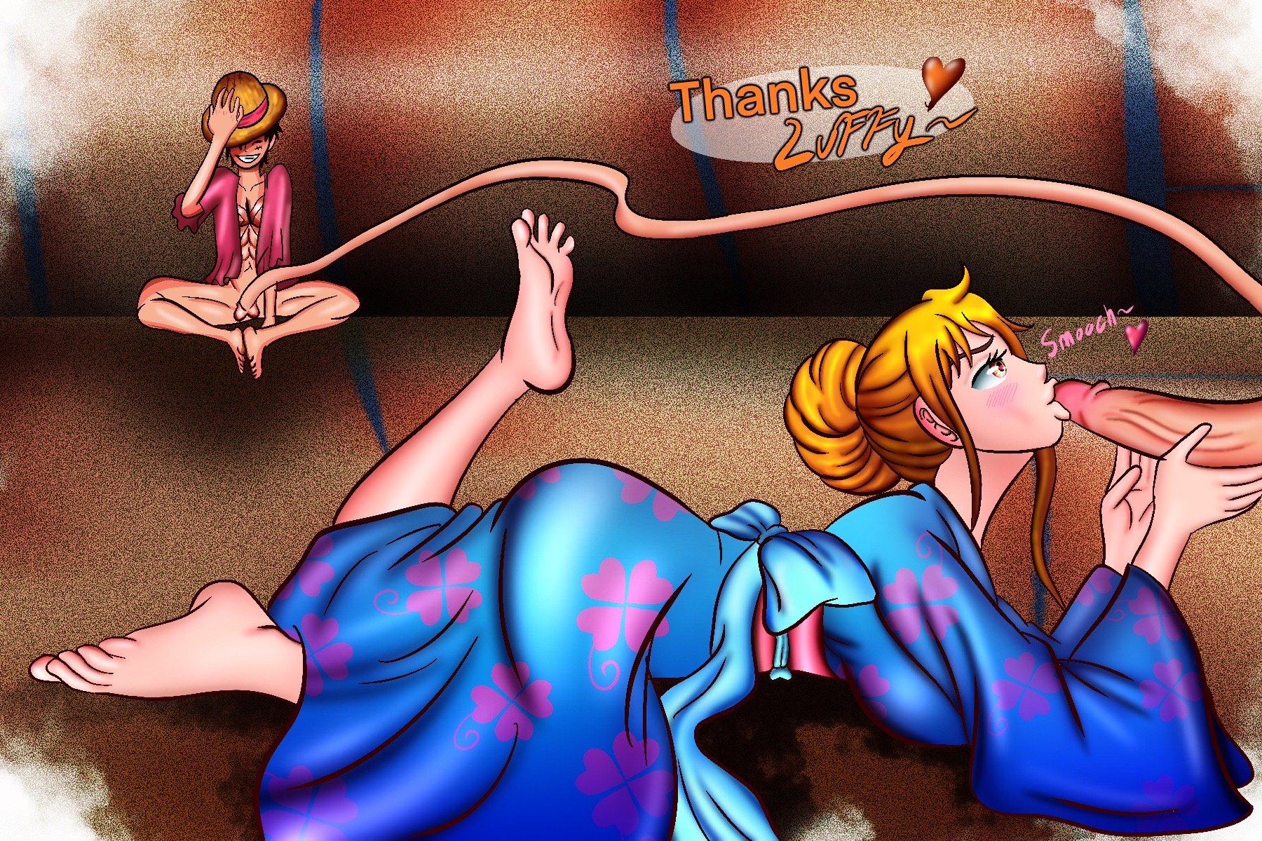 Monkey D Luffy (One Piece) Rule 34 Image