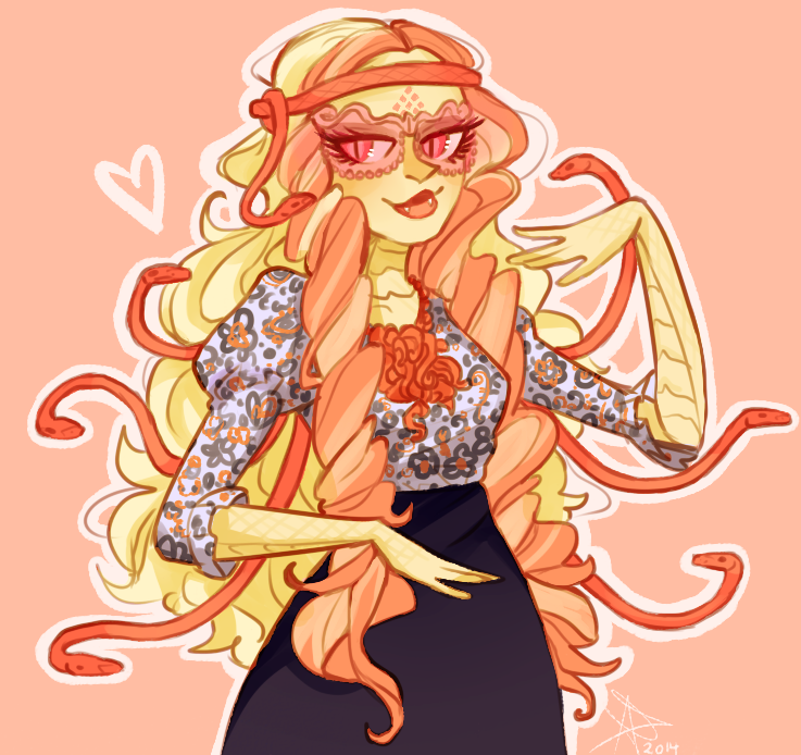 Viperine Gorgon (Monster High) Rule 34 Image