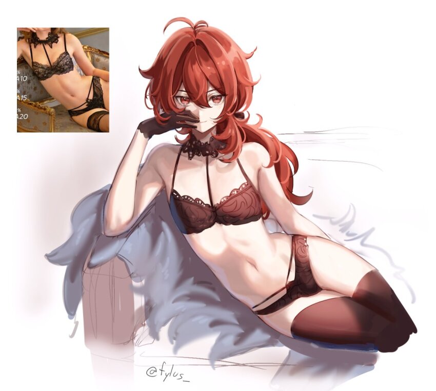 Diluc (Genshin Impact) Rule 34 Image