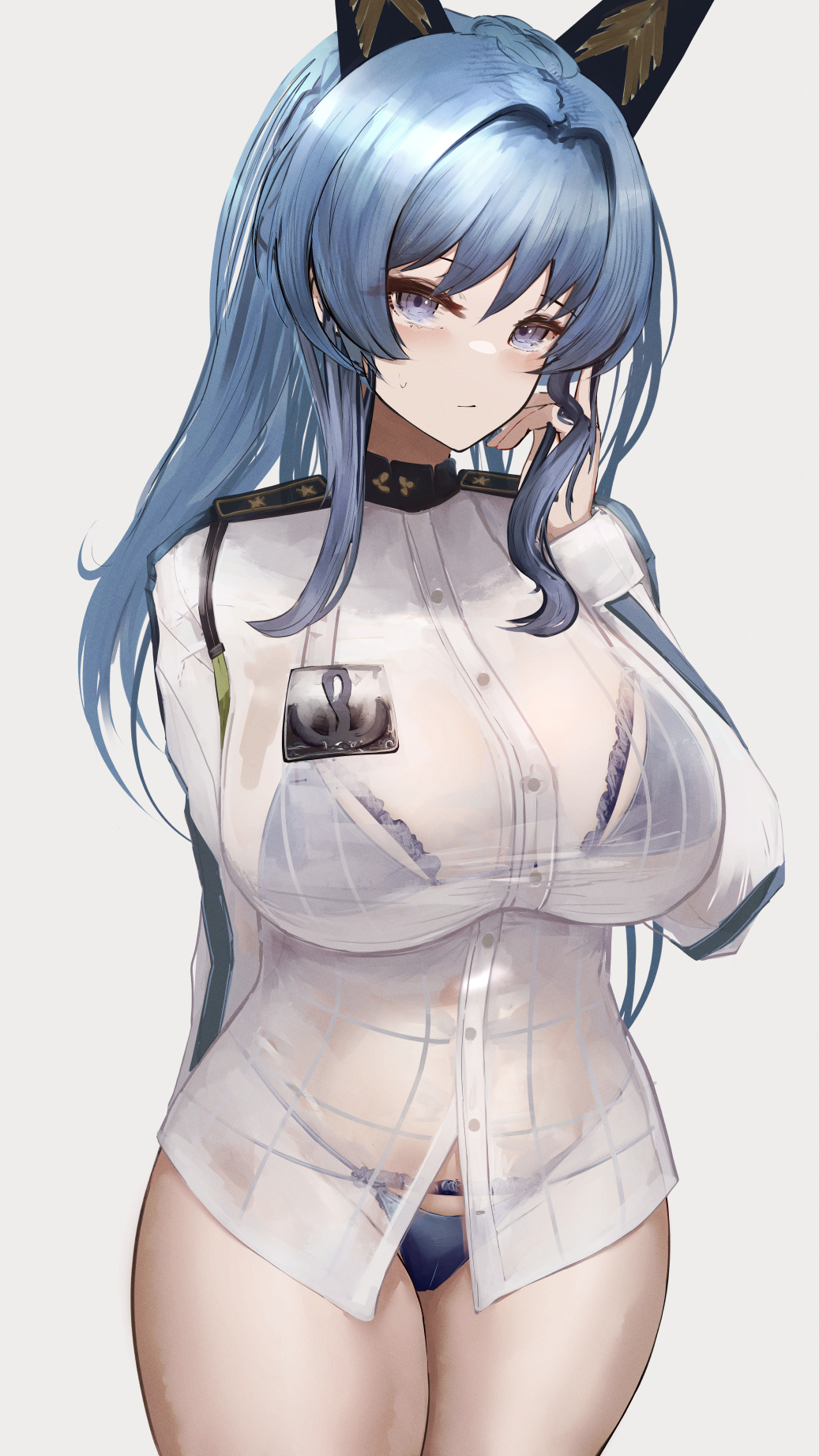 Helm (Aqua Marine) (Nikke) Rule 34 Image
