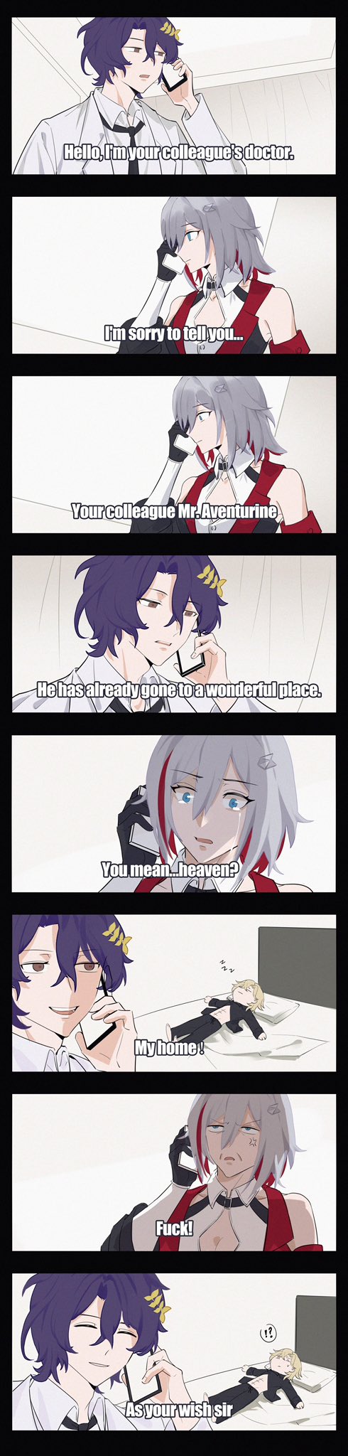 Aventurine (Honkai: Star Rail) Rule 34 Image