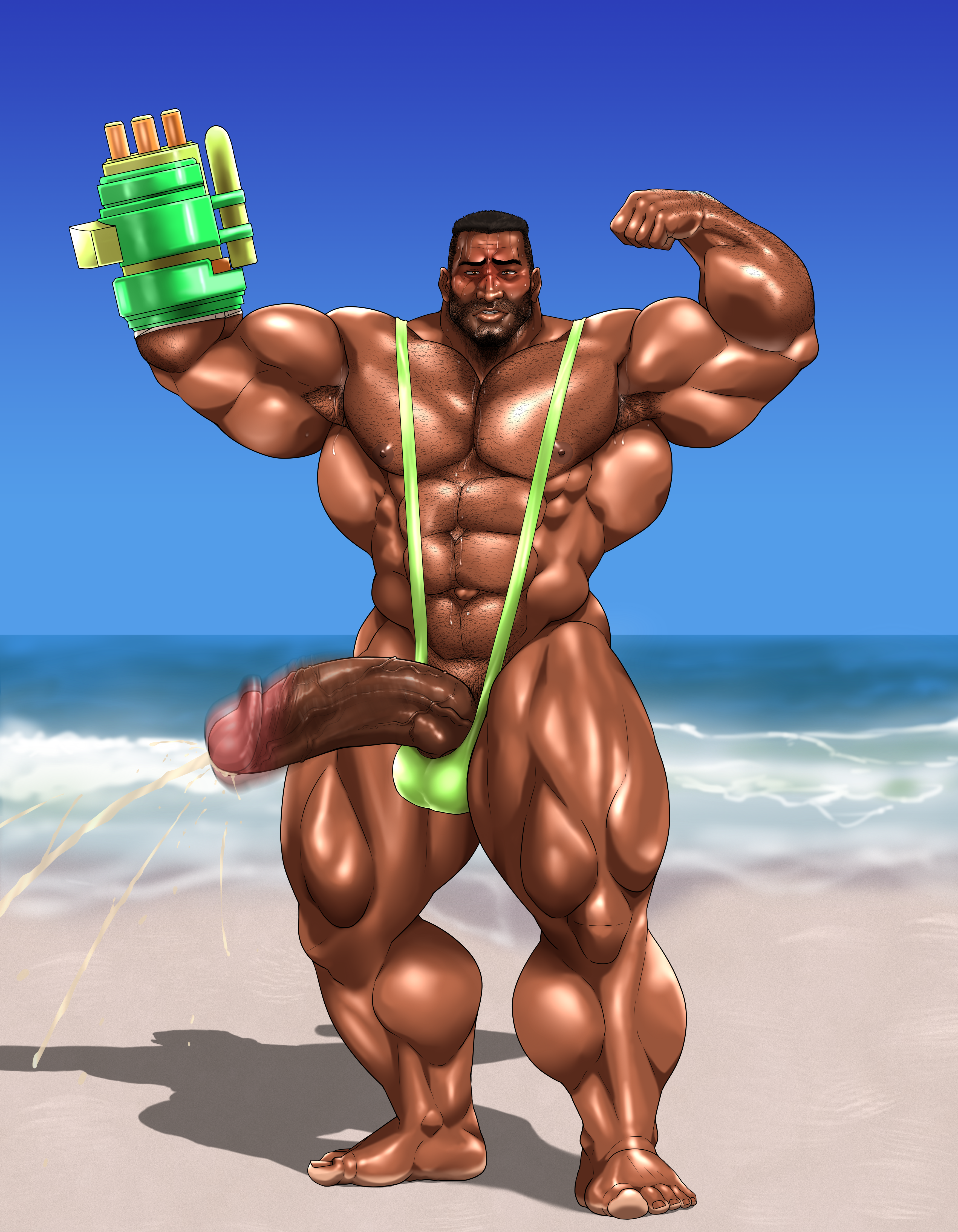 Barret Wallace (Final Fantasy) Rule 34 Image