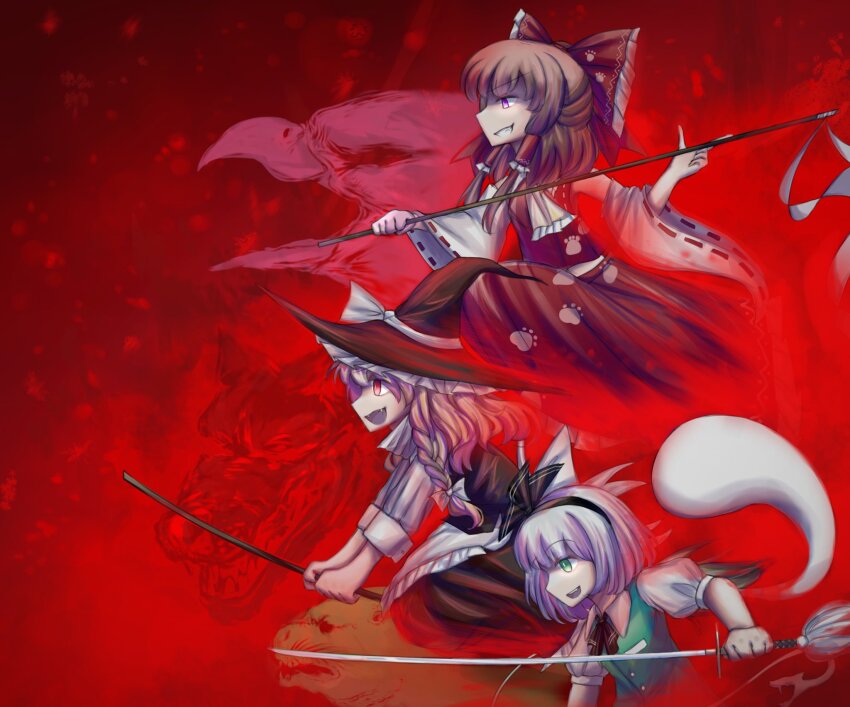 Hakurei Reimu (Eagle Spirit (Touhou)) Rule 34 Image
