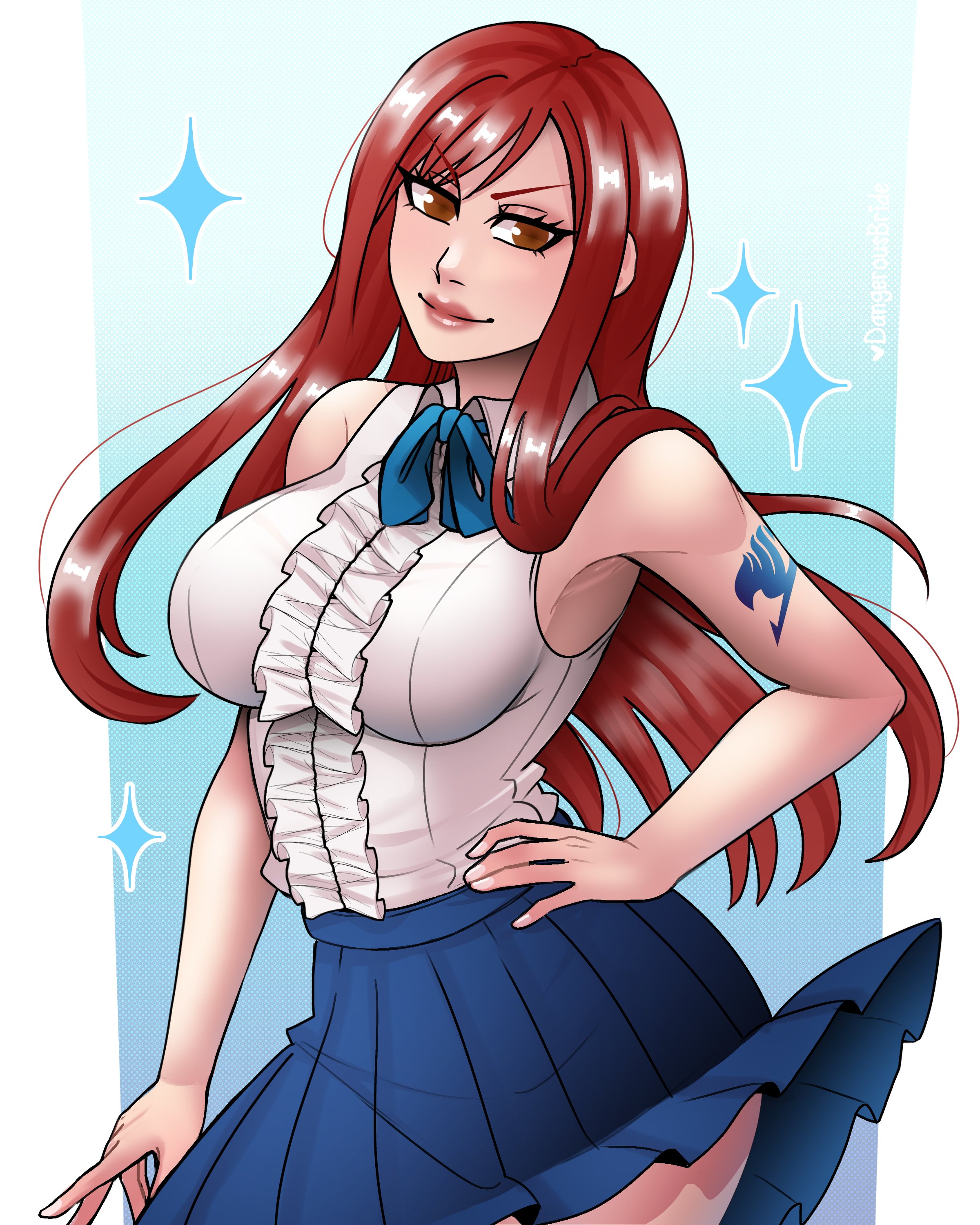 Erza Scarlet (Fairy Tail) Rule 34 Image