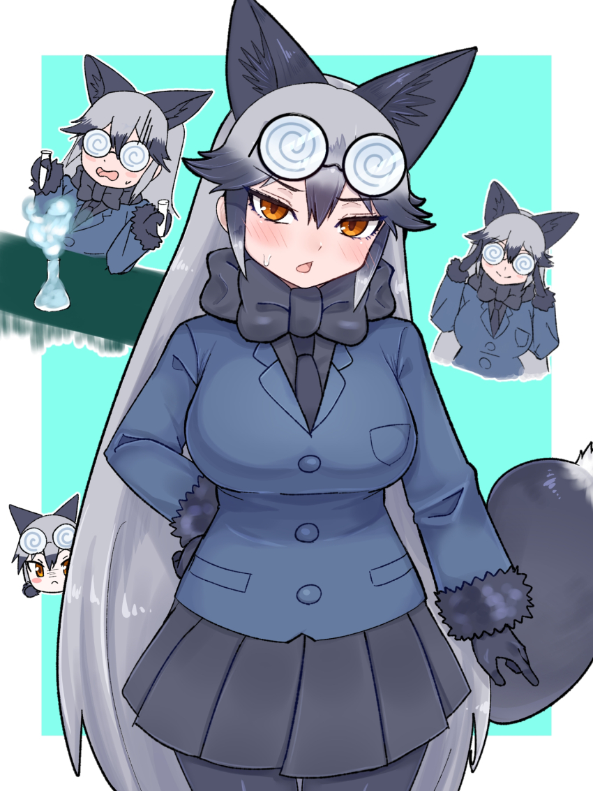Silver Fox (Kemono Friends) Rule 34 Image