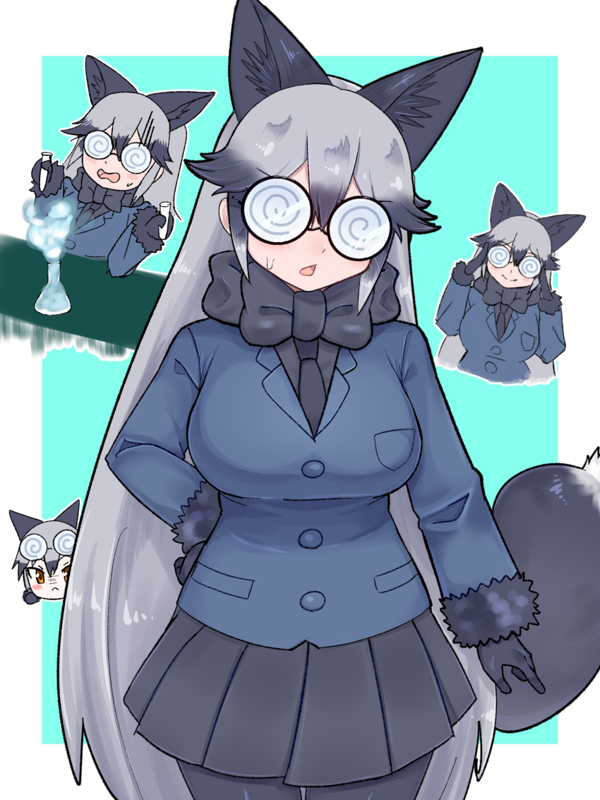 Silver Fox (Kemono Friends) Rule 34 Image