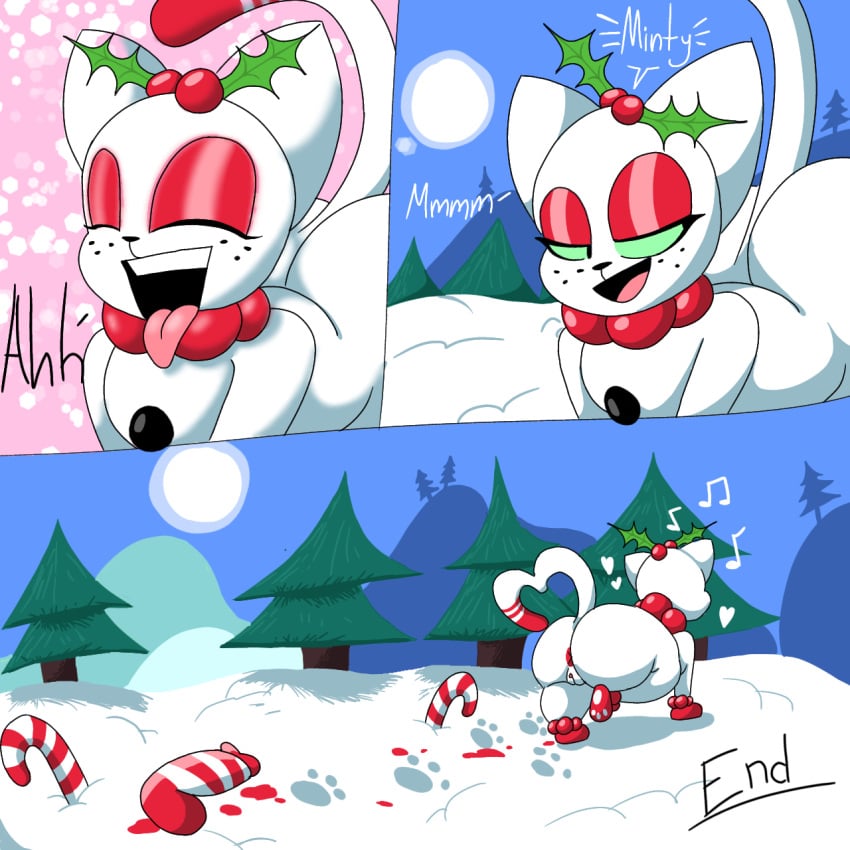 Junipurr (Peppermint Cat) Rule 34 Image