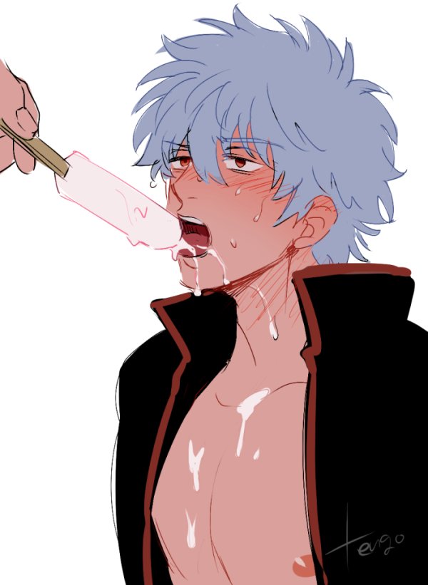 Gintoki Sakata (Gintama) Rule 34 Image