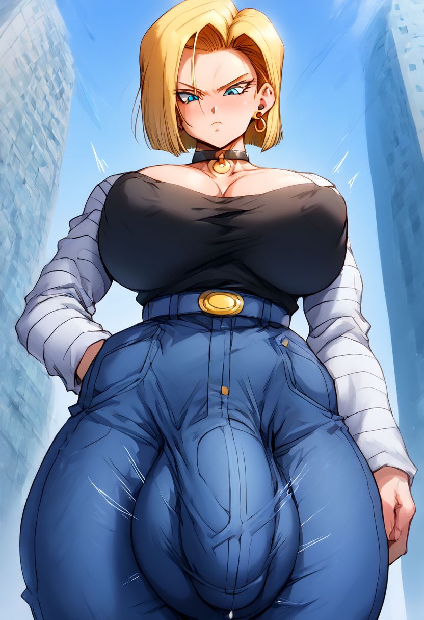 Android 18 (Dragon Ball) Rule 34 Image