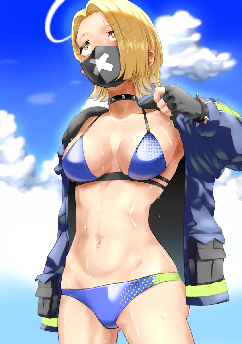 Seaside Sukeban (Mg) (Blue Archive) Rule 34 Image