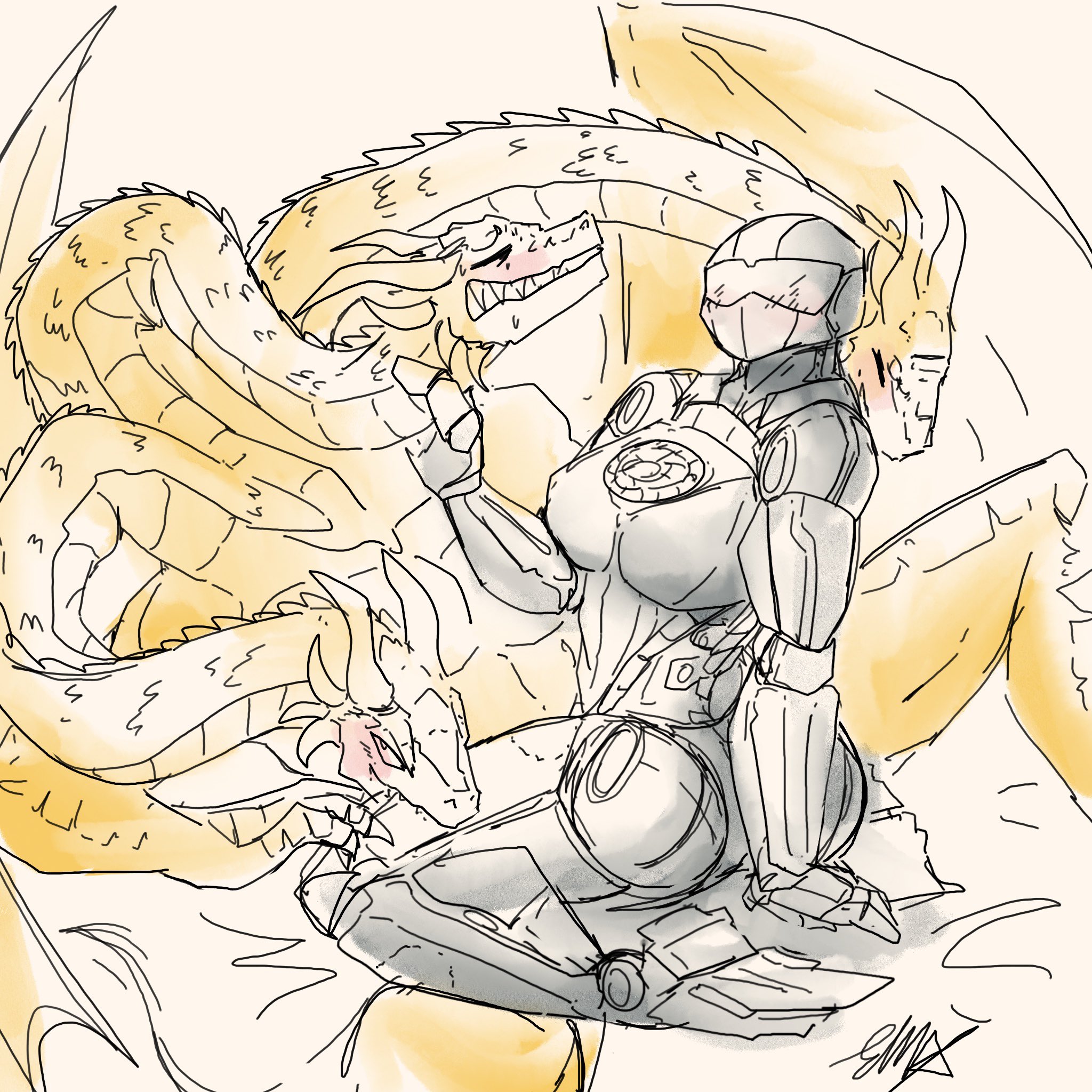 Ghidorah (Species) Rule 34 Image