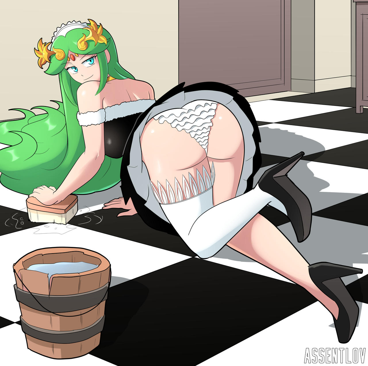 Palutena (Kid Icarus) Rule 34 Image