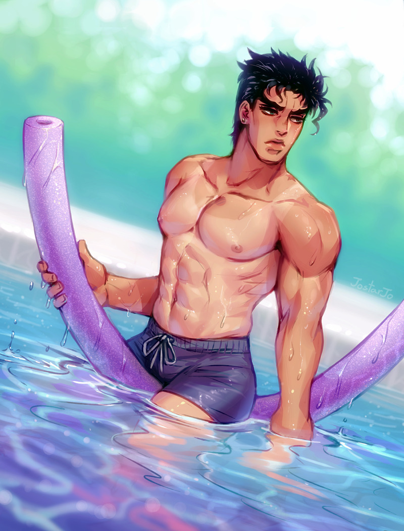 Jotaro Kujo (Jojo'S Bizarre Adventure) Rule 34 Image