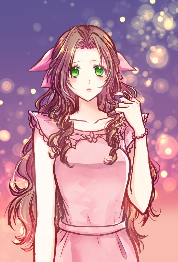 Aerith Gainsborough (Final Fantasy) Rule 34 Image
