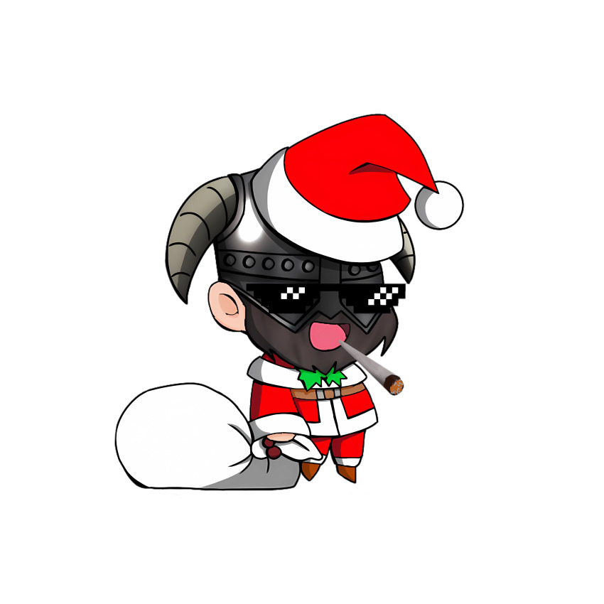 Dovahkiin (Christmas) Rule 34 Image