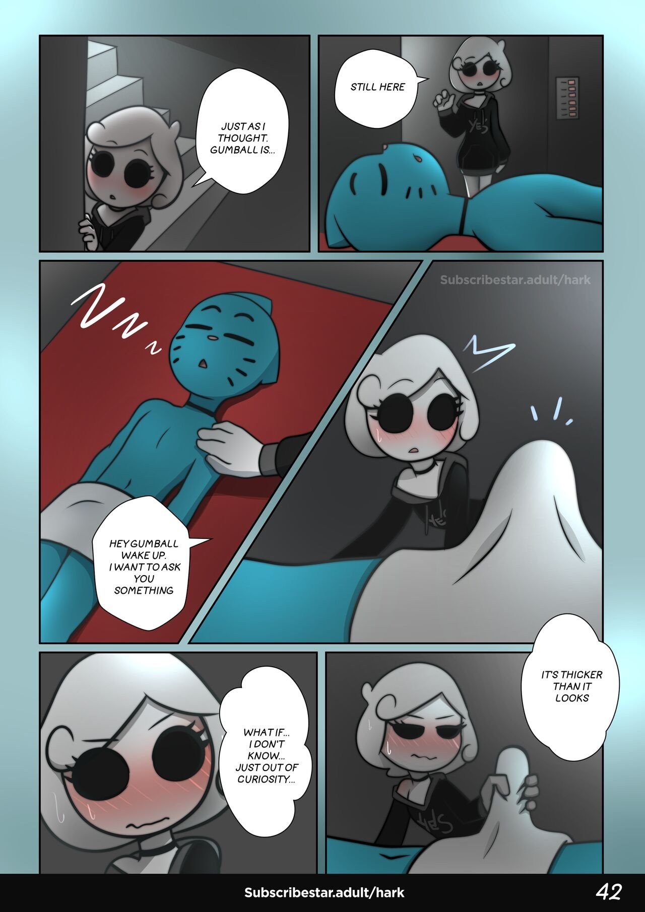 Gumball Watterson (The Amazing World Of Gumball) Rule 34 Image
