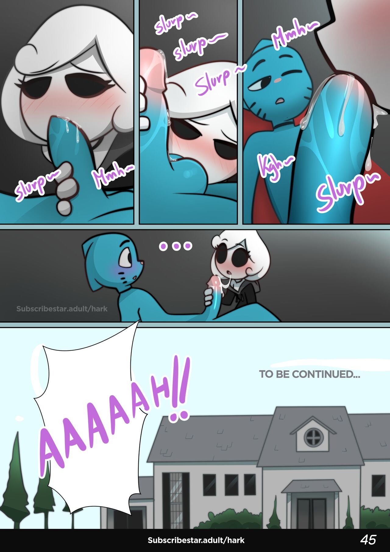 Gumball Watterson (The Amazing World Of Gumball) Rule 34 Image