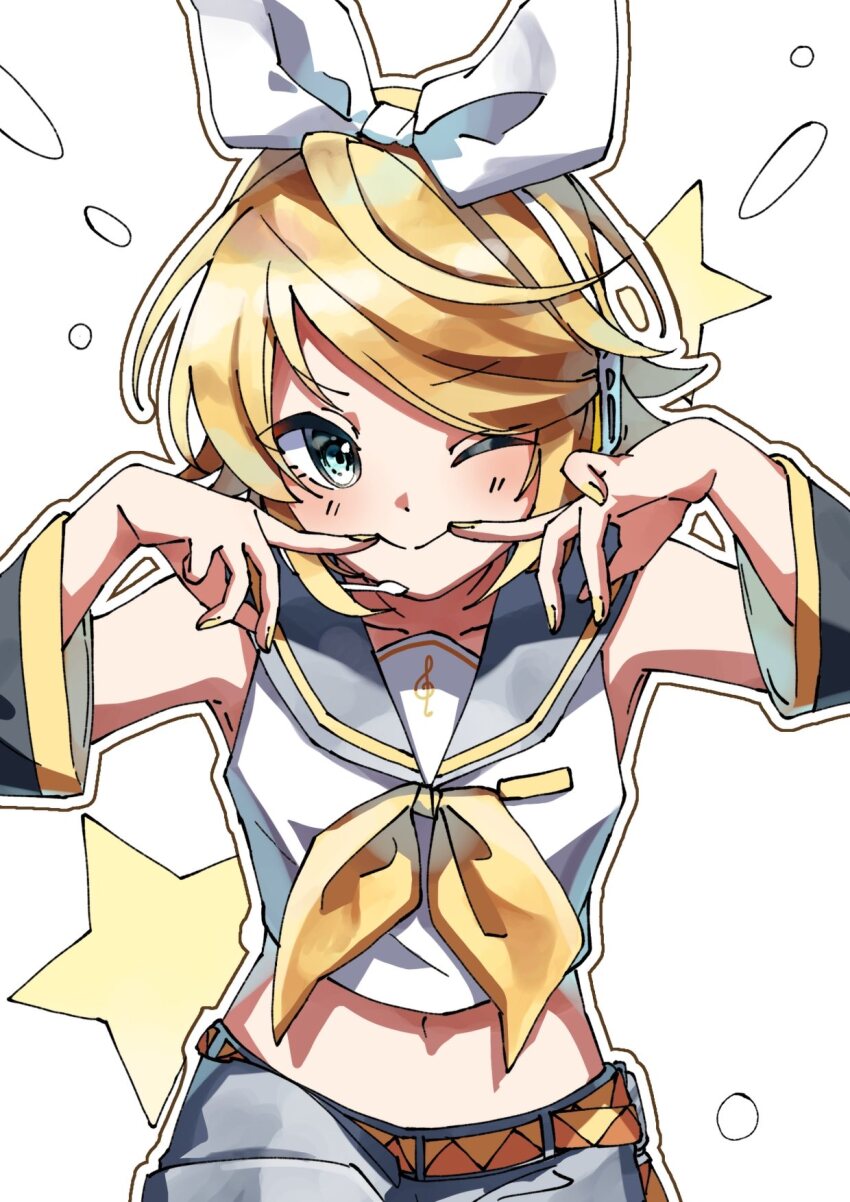 Kagamine Rin (Vocaloid) Rule 34 Image