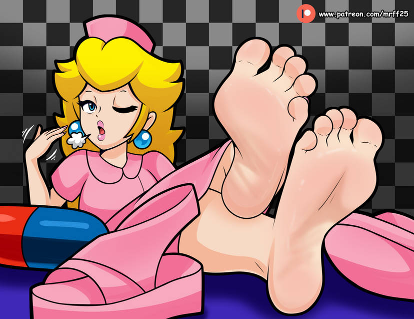 Nurse Peach (Dr. Mario (Game)) Rule 34 Image