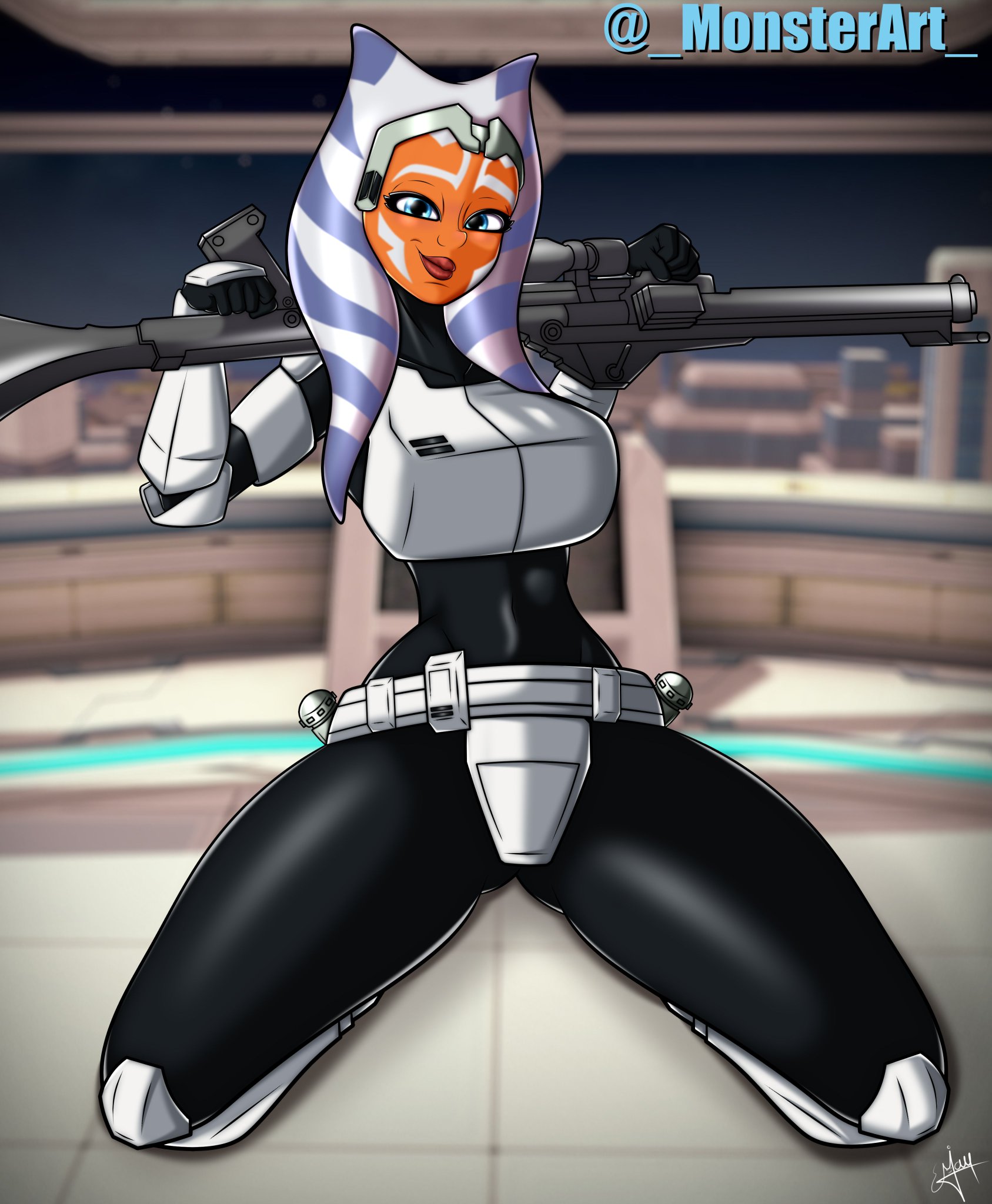 Ahsoka Tano (Star Wars) Rule 34 Image