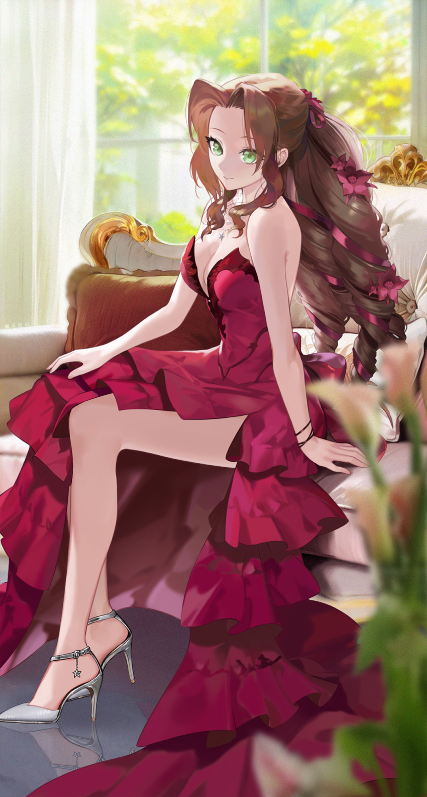 Aerith Gainsborough (Final Fantasy) Rule 34 Image