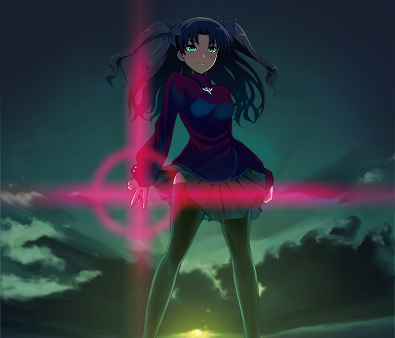 Tohsaka Rin (Fate/Stay Night) Rule 34 Image