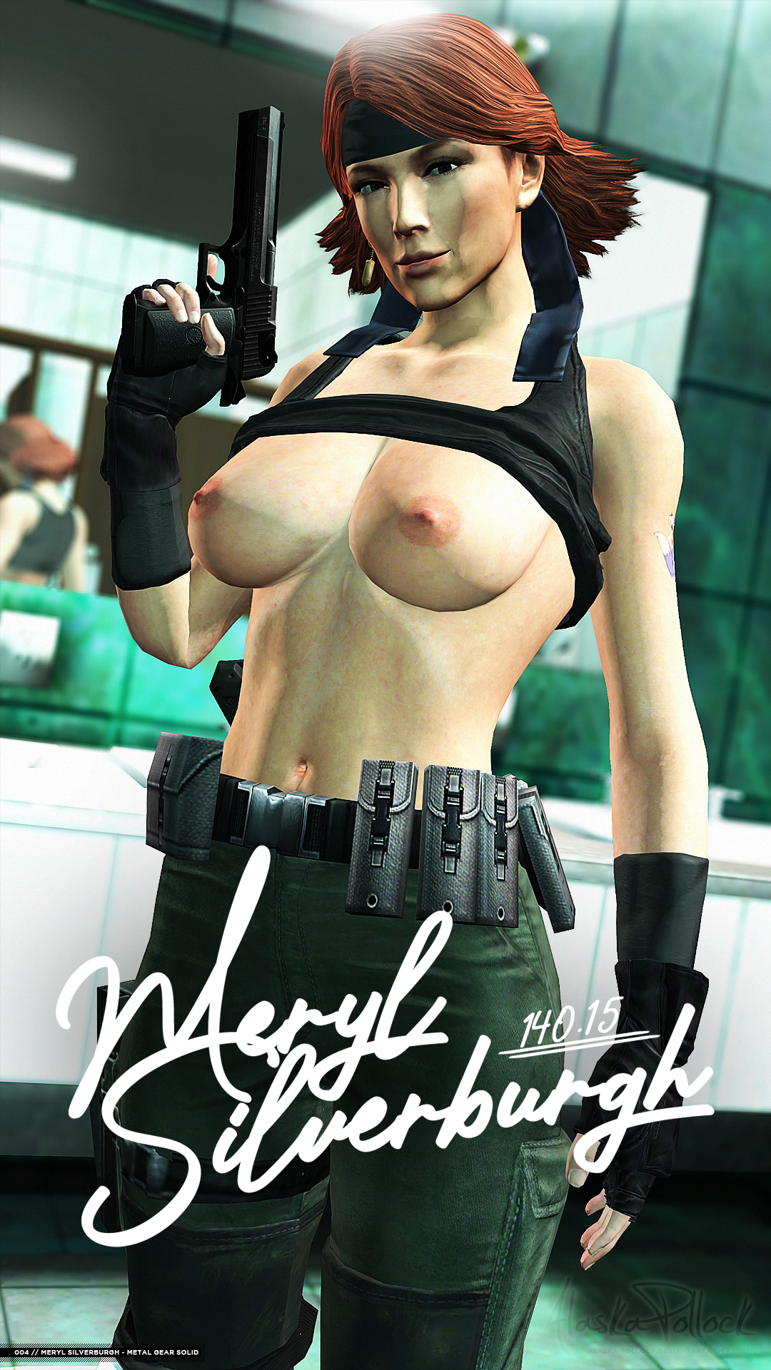 Meryl Silverburgh (Metal Gear) Rule 34 Image