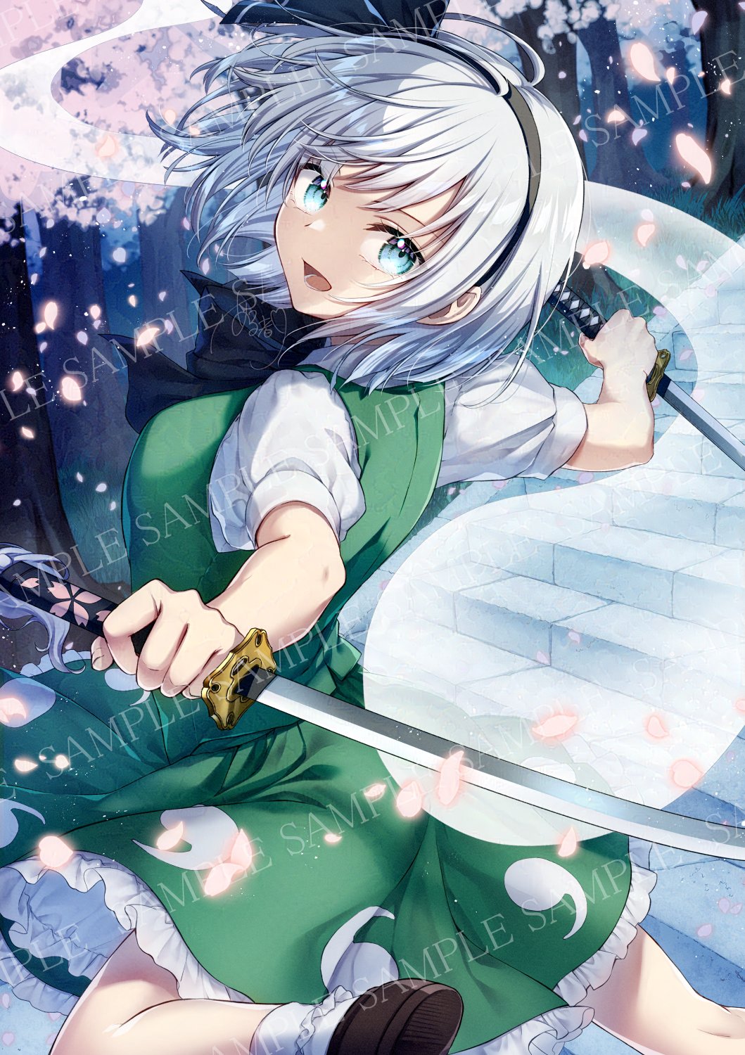 Konpaku Youmu (Touhou) Rule 34 Image