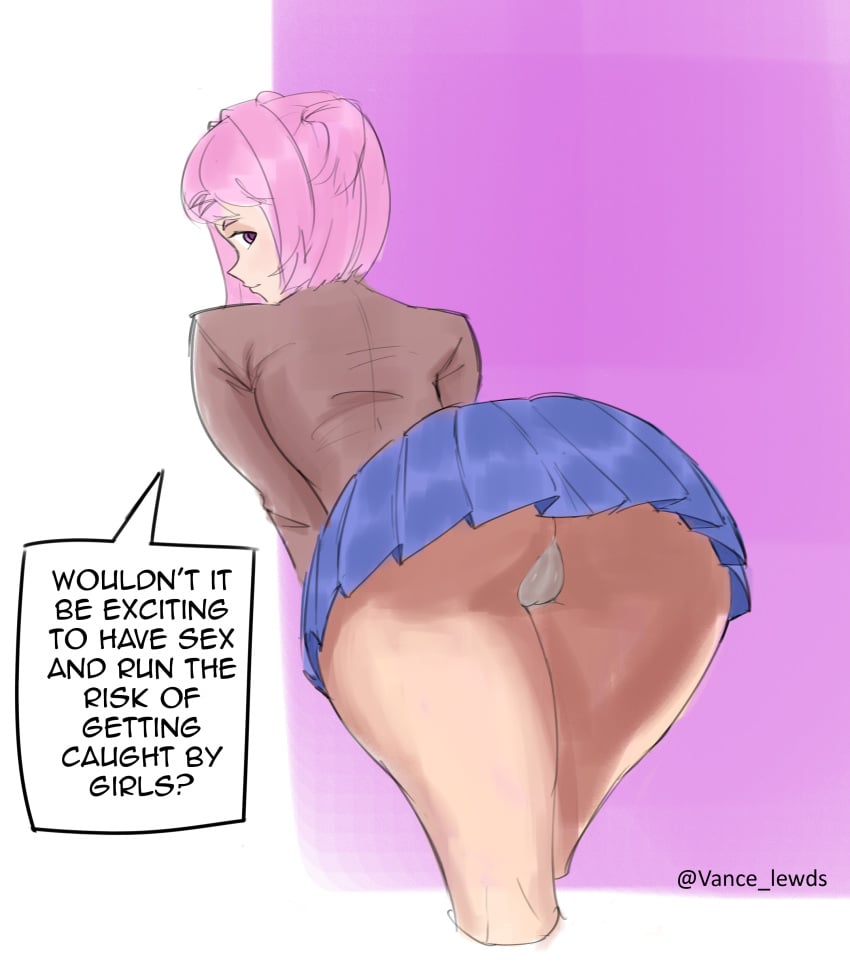 Natsuki (Doki Doki Literature Club) Rule 34 Image