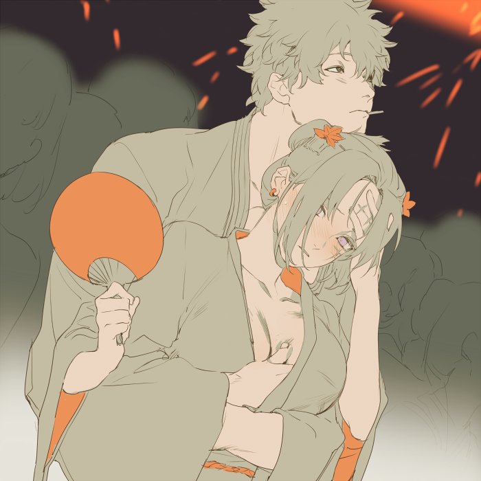 Gintoki Sakata (Gintama) Rule 34 Image