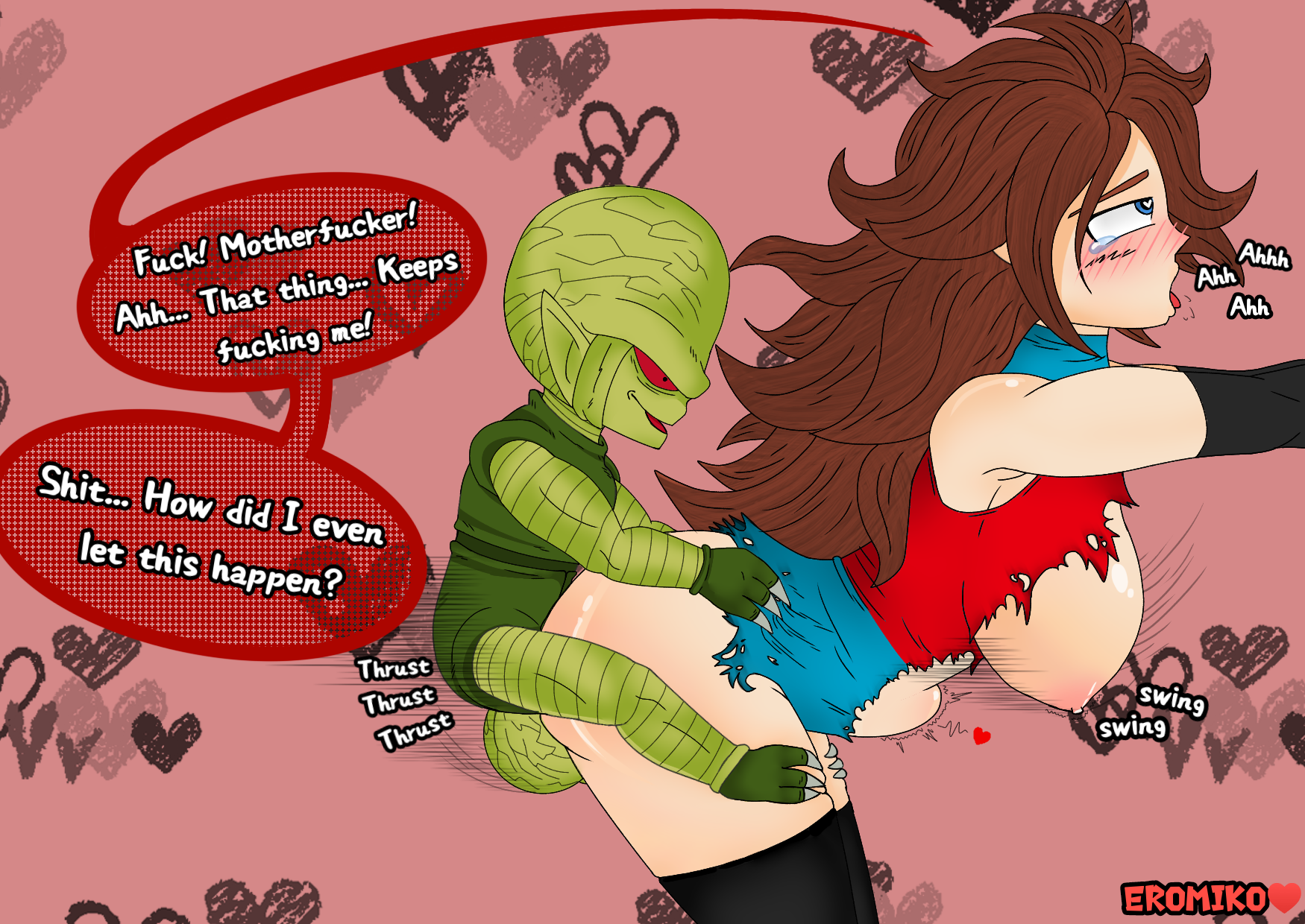 Android 21 (Dragon Ball) Rule 34 Image