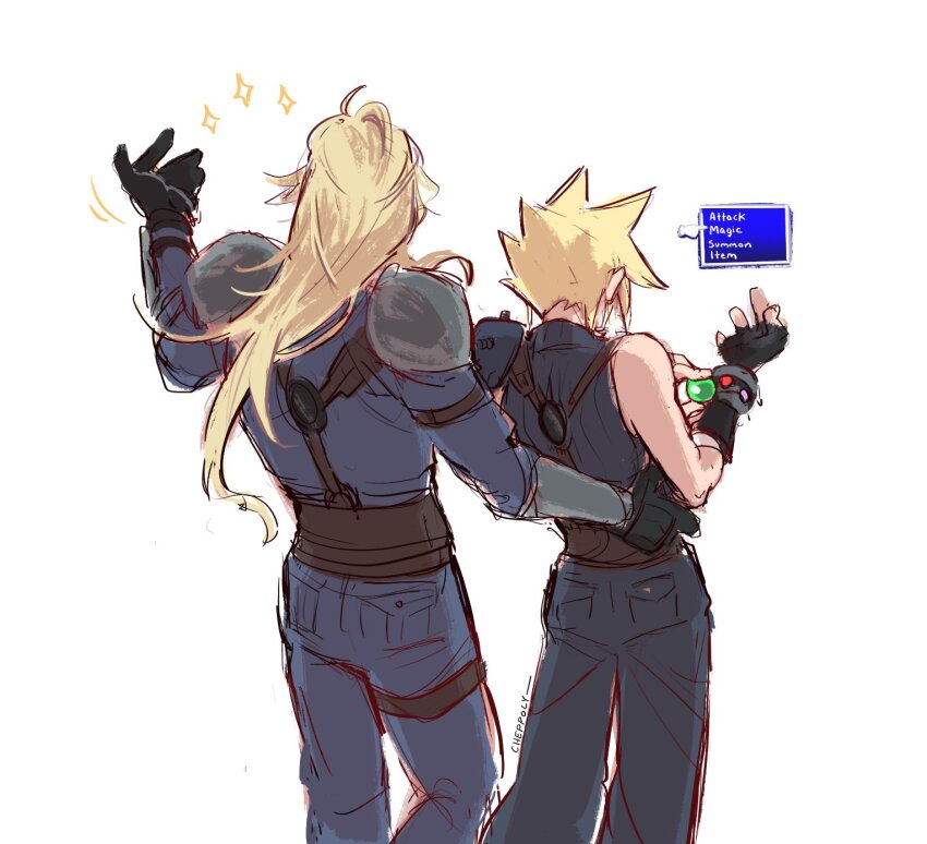 Cloud Strife (Final Fantasy) Rule 34 Image