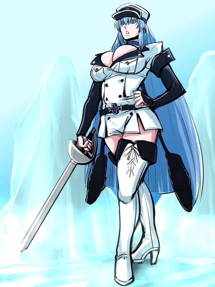 Esdeath (Akame Ga Kill!) Rule 34 Image