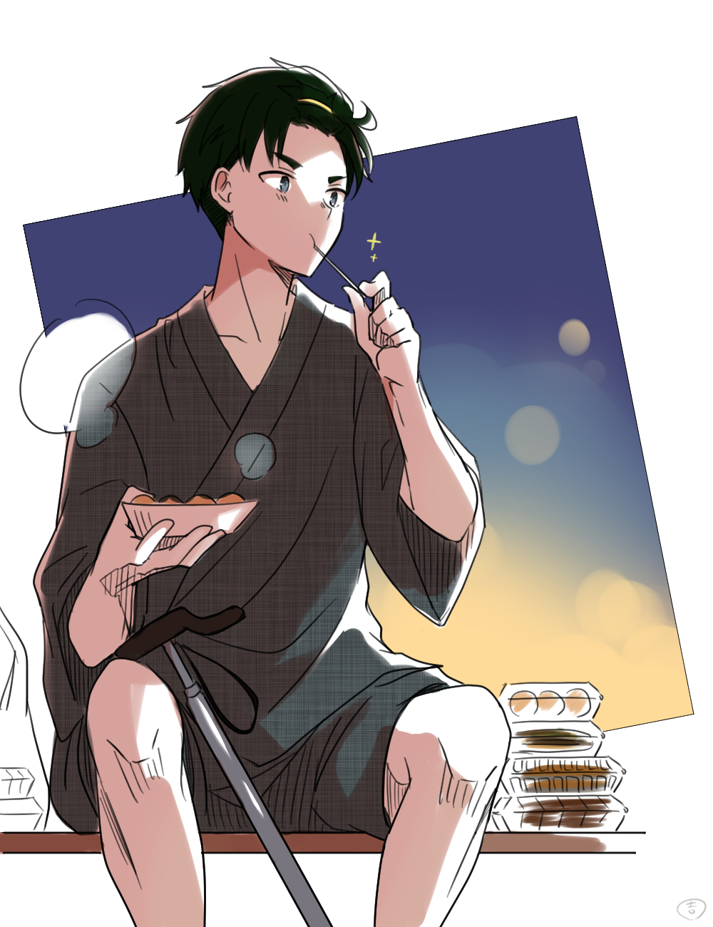 Black Kimono Rule 34 Image
