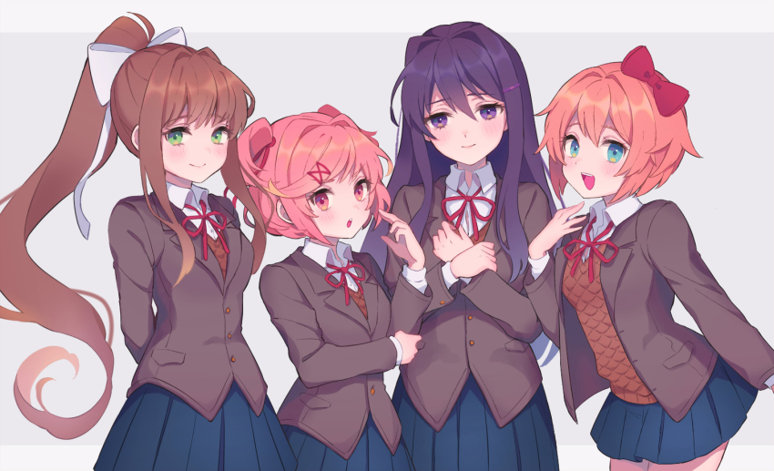 Monika (Doki Doki Literature Club) Rule 34 Image