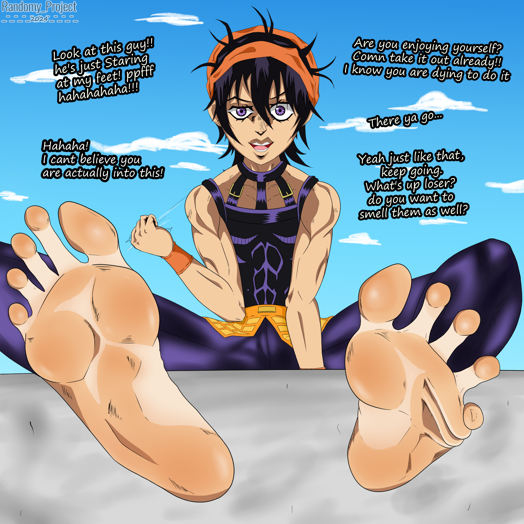 Narancia Ghirga (Jojo'S Bizarre Adventure) Rule 34 Image