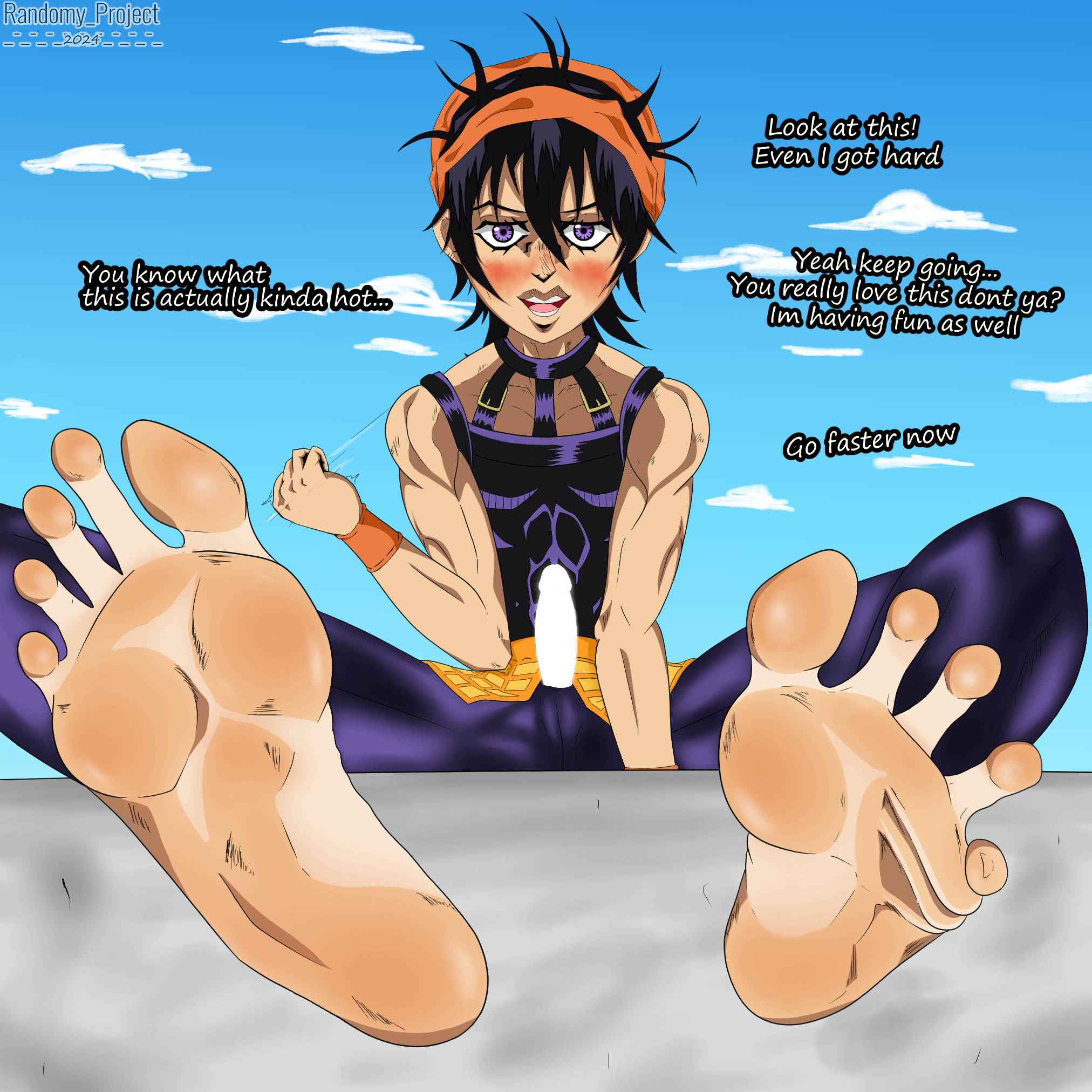 Narancia Ghirga (Jojo'S Bizarre Adventure) Rule 34 Image