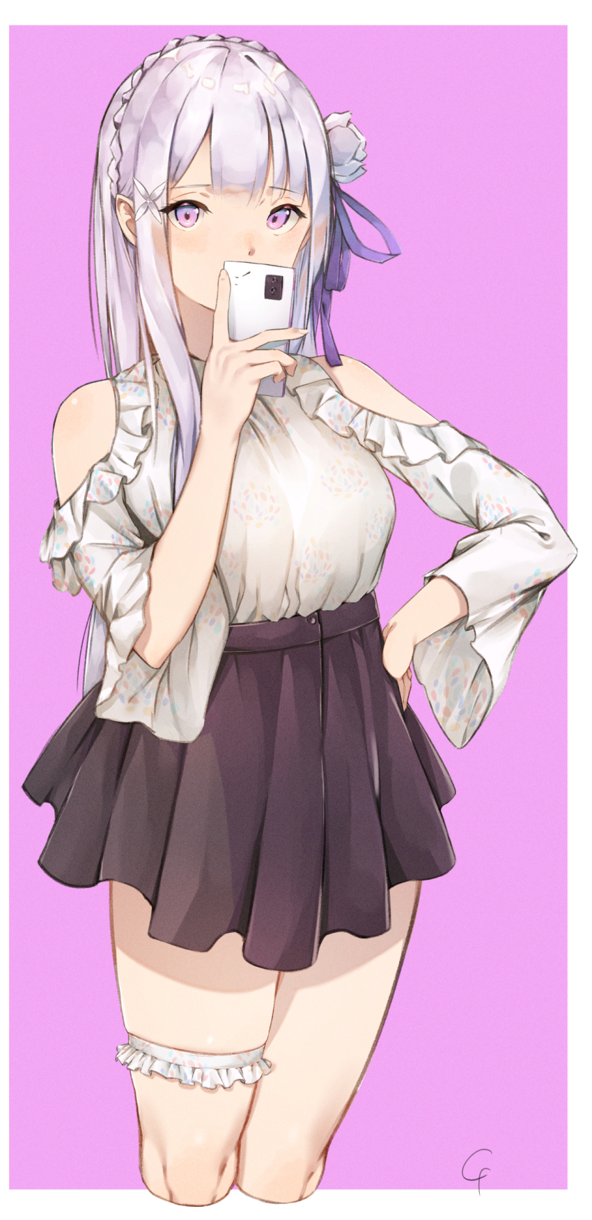 Emilia (Re:Zero) Rule 34 Image