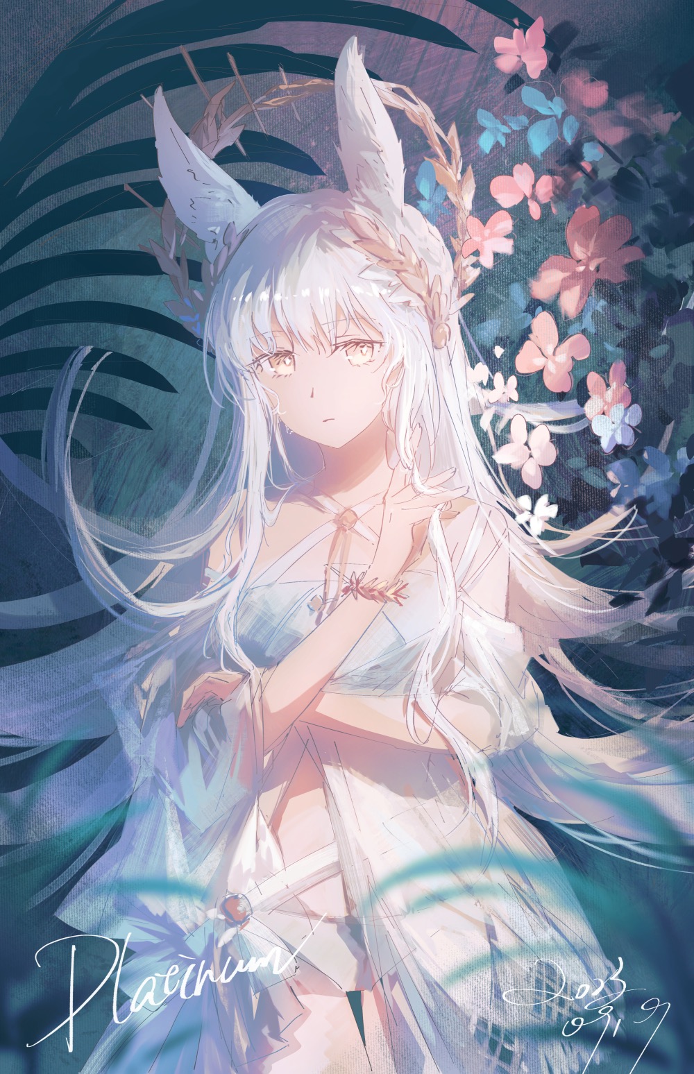 Platinum (Arknights) Rule 34 Image
