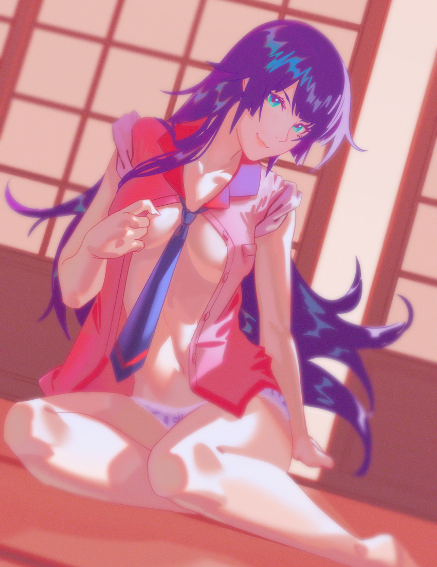 Senjougahara Hitagi (Bakemonogatari) Rule 34 Image